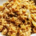 クック8W4H9J☆'s cooksnap of when they made 焦がし醤油の納豆キムチ炒飯☆.