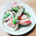 ゆーみんもも's cooksnap of when they made 簡単！アスパラとしめじとトマトのサラダ.