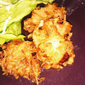 カカオ９９'s cooksnap of when they made えのきとじゃこのもちもち落とし揚げ.