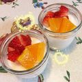 riria♪'s cooksnap of when they made 生クリーム不要簡単！とろける濃厚杏仁豆腐.