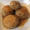 makopanna's cooksnap of when they made ナス　しいたけ　ピーマンの肉詰めあんかけ.