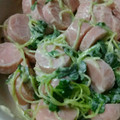 一期一代's cooksnap of when they made かいわれ大根と魚肉ソーセージで簡単.