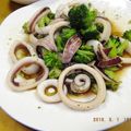 ゆけり３兄弟's cooksnap of when they made ブロッコリーといかのガーリック醤油炒め.