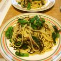 時花菜's cooksnap of when they made 和風☆ひじきと菜の花の梅昆布パスタ.