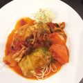 yammymammy's cooksnap of when they made 鶏挽き肉と豆腐でふわふわロールキャベツ♪.