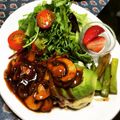 ちょりこ2016's cooksnap of when they made チーズ入りハンバーグマッシュルームソース.