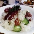 minini's cooksnap of when they made マグロで☆手こね寿司.
