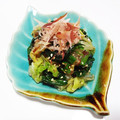 うまうま・らぶ's cooksnap of when they made 白菜と法蓮草のおひたし生姜風味.