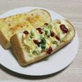 アクセル☆'s cooksnap of when they made 簡単朝食♡ポテトサラダトースト.