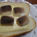 おおなべ's cooksnap of when they made ◇マシュマロチーズトースト♪◇.