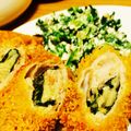 kazukichi♡'s cooksnap of when they made ☆サクッ！とろ～大葉とチ—ズのロールカツ.