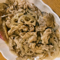 emi085's cooksnap of when they made れんこんと豚肉の簡単オイスターソース炒め.