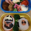風雲ママ's cooksnap of when they made 簡単キャラ弁 仮面ライダーゴースト.