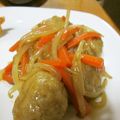 だまちょ's cooksnap of when they made 野菜あんかけde鶏だんご♪.