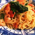 ゆりんこみるく's cooksnap of when they made 本格！海老のトマトクリームパスタ.