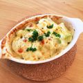 春かさん's cooksnap of when they made じゃが芋とほうれん草のシーフードグラタン.