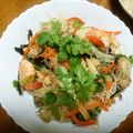 メルモのパパ's cooksnap of when they made 牡蠣と海老の海鮮焼きビーフン☆タイ風.