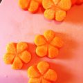 Makkiiina's cooksnap of when they made 飾り切り①♡ねじり梅(にんじん).