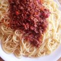 ふじちー's cooksnap of when they made 簡単で本格★パスタのボロネーゼ.