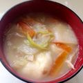 みそゆうき's cooksnap of when they made 体ポカポカ★餅入りおろしスープ.