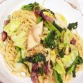 ☆だんぼ☆'s cooksnap of when they made 簡単☆菜の花とホタルイカの春パスタ.