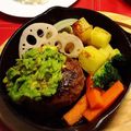 0303harumi's cooksnap of when they made アボカドのせ和風ハンバーグ.