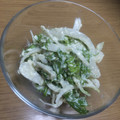 ♡ｺｺﾅｯﾂﾐﾙｸ♡'s cooksnap of when they made 安い！応用可！わさび菜の白和えサラダ.