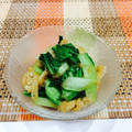 ペーちゃん☆☆'s cooksnap of when they made 残り物アレンジ 青梗菜と油揚げのおひたし.