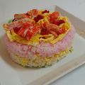 yuk☆rin's cooksnap of when they made 簡単ひなまつりちらし寿司ケーキ.