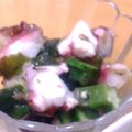 chiru*'s cooksnap of when they made 超簡単、タコとオクラの梅サラダ.