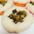 ＊つぶこしあんこ＊'s cooksnap of when they made ノンオイルでヘルシーなプチ蒸しパン♪.