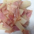 とひなそ's cooksnap of when they made ＊やまいもサクッと！ベーコン炒め＊.