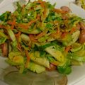 HIDEAKIRA's cooksnap of when they made 芽キャベツのオリーブオイル炒め物.
