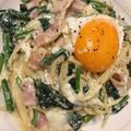 mikurasu's cooksnap of when they made カルボナーラ風！簡単クリームパスタ☆.