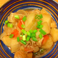 r_ramy's cooksnap of when they made 台風の日♪簡単肉じゃが 肉抜き油揚げ入り.