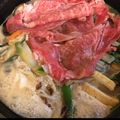 ナピト's cooksnap of when they made 水分をモヤシに頼る☆牛乳すき焼き.