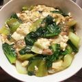 なめやき's cooksnap of when they made ツナ缶で♪豆腐と青梗菜の炒め煮.
