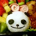 ピヨあき's cooksnap of when they made キャラ弁☆パンダ.