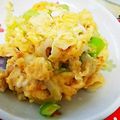ユーロン's cooksnap of when they made 竹輪・鮭フレーク・大葉のふわとろ玉子.