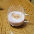 msft5632's cooksnap of when they made バナナと苺のシナモン豆乳スムージー.