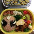 MIDORI翠's cooksnap of when they made キャラ弁 仮面ライダーゴースト 闘魂B魂.