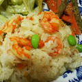 きゃおり～な's cooksnap of when they made 超簡単！炊飯器だけでエビピラフ♪.