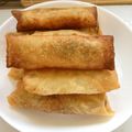 ぷちぷちを's cooksnap of when they made リメイク★かぼちゃの煮物de春巻き.