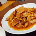 しまりすぅ。's cooksnap of when they made 豚こま生姜焼き丼.