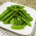 るるおか's cooksnap of when they made 絹さやの柚子胡椒バターソース.