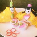 さきたんのりぼん's cooksnap of when they made ちらし寿司でお雛様とお内裏様☆.