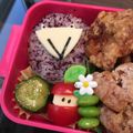 まっきー♪３７'s cooksnap of when they made ミニトマトとチーズで簡単キャラ弁おかず♪.