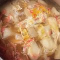 節約・ダイエット母's cooksnap of when they made カブの卵スープ.