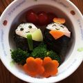 コロりんご's cooksnap of when they made ＊キャラ弁＊　ひな祭りのお弁当✿.
