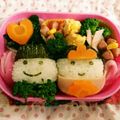 しーちゃんママ11's cooksnap of when they made 丸おにぎりで簡単！ひな祭り♡キャラ弁.